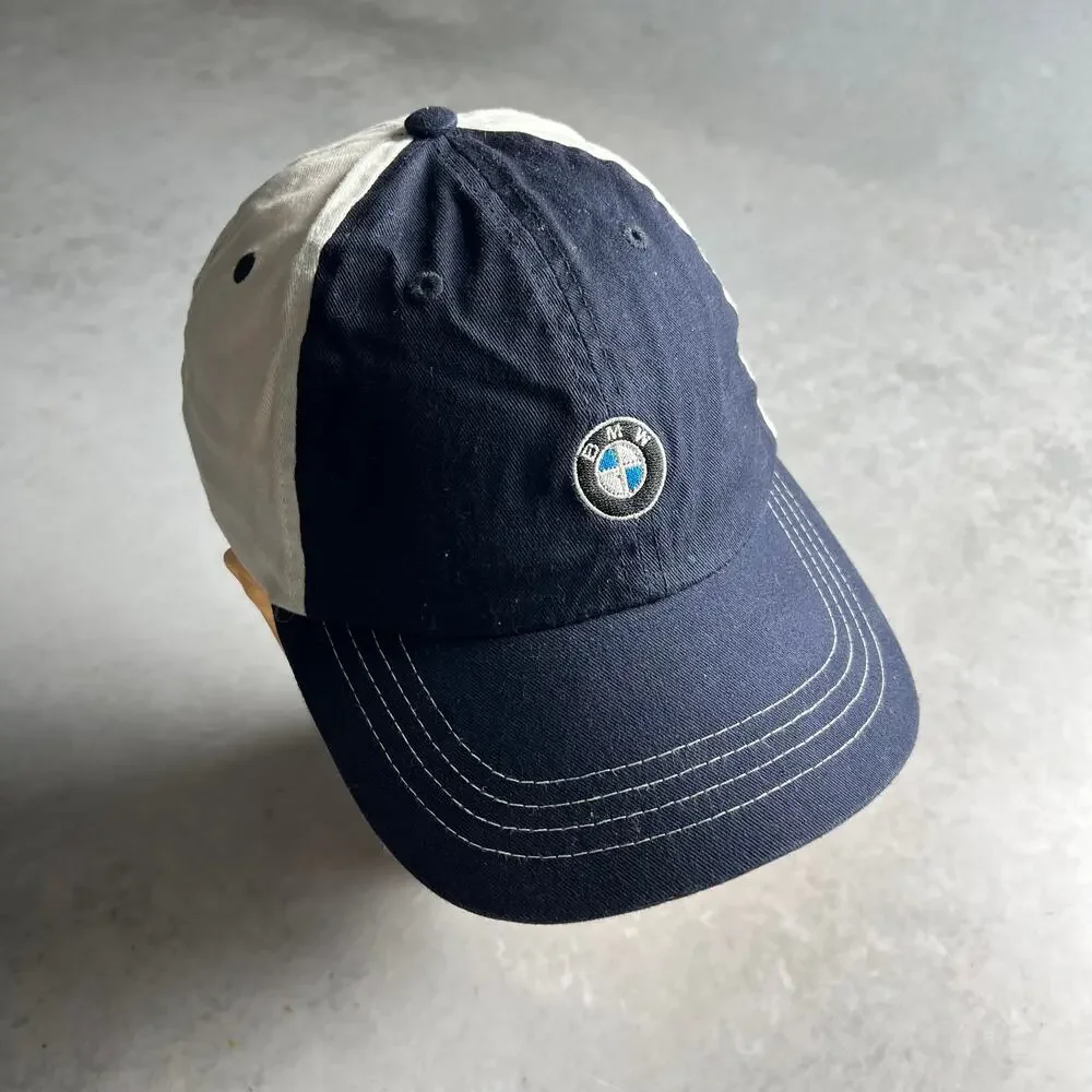 BMW US Olympics Proud Partner Embroidered Baseball Cap One Size Blue & White